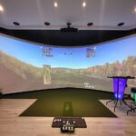 golf simulator screen